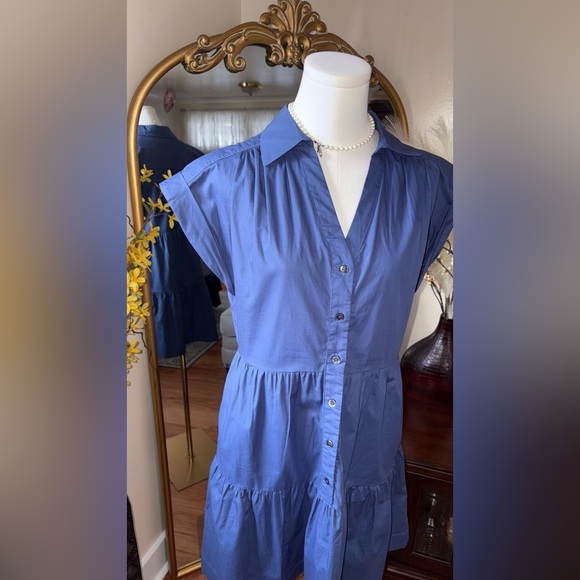 Pinch Navy Cotton Mini Dress size S - Picture 6 of 14